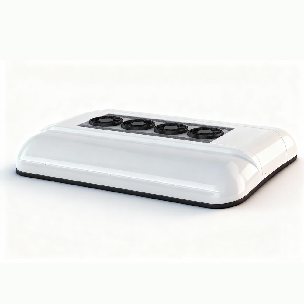 AI render of NEWBASE rooftop parking air conditioner unit
