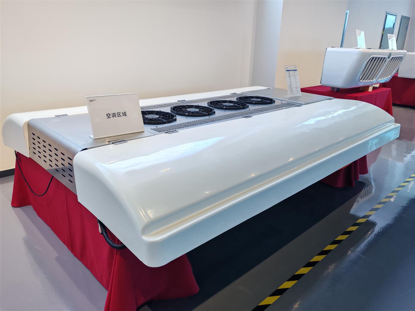 NEWBASE integrated rooftop parking air conditioner unit on display